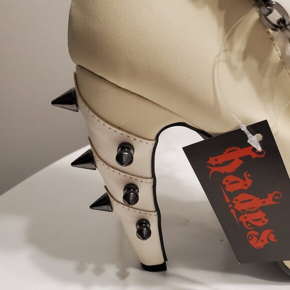 Hades size 6 5 inch caymene steampunk vegan leather boots - Picture 6 of 16